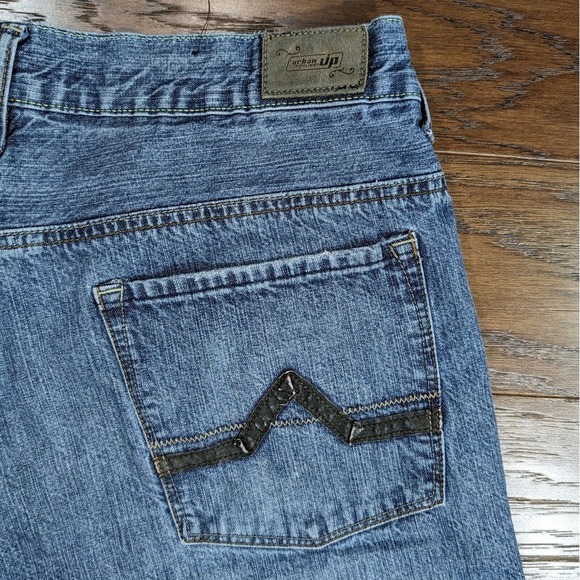 Urban Pipeline Jeans Cutoff Shorts Men's Size 34x10 Blue Denim‎ - Picture 9 of 11